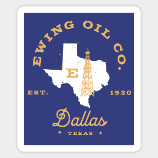 Ewing Oil Co. Dallas, Texas - Est. 1930 Sticker